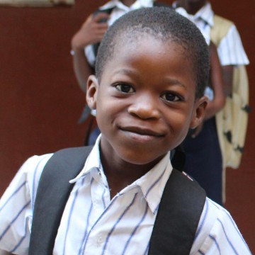 Primary School Boy Smiling
